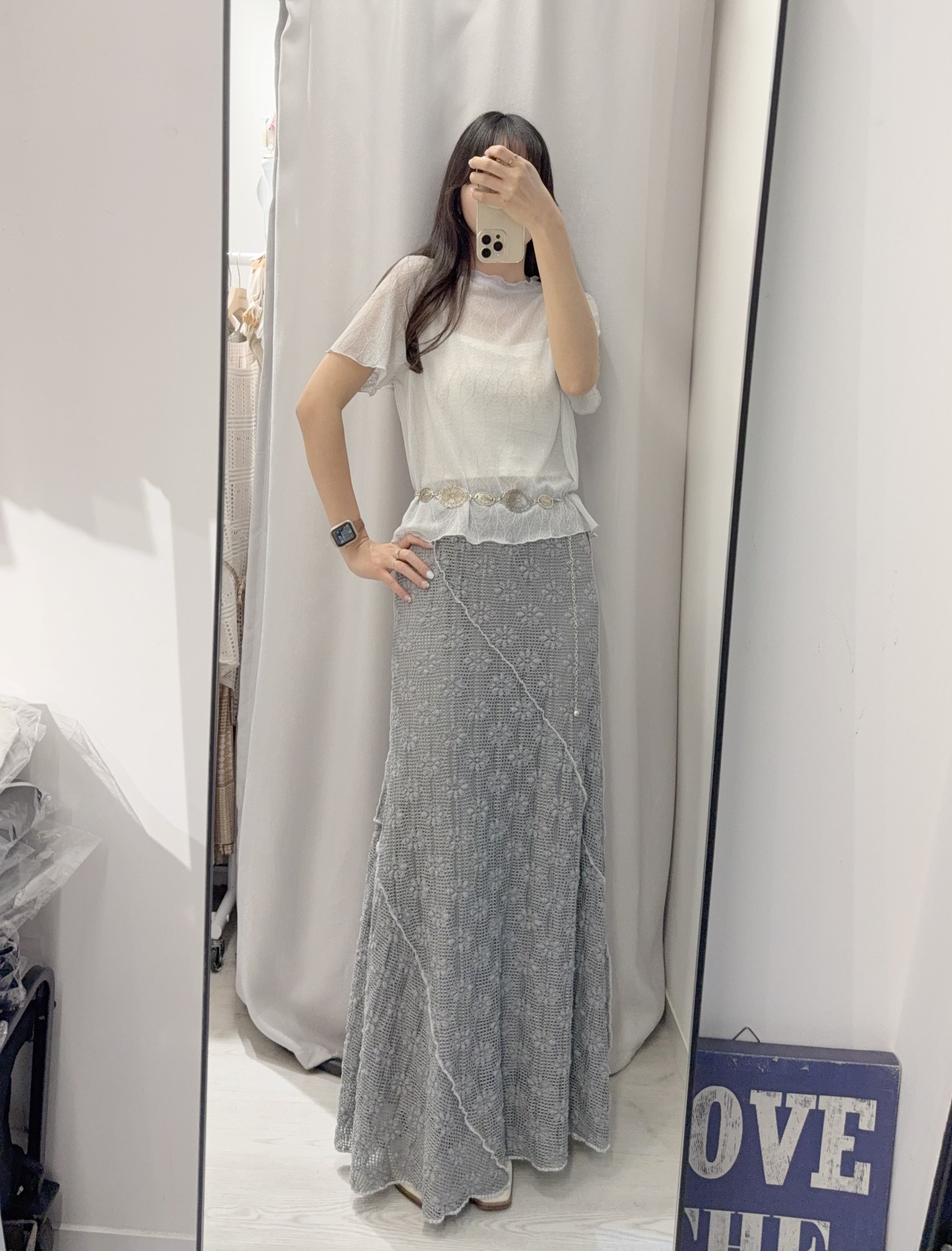 夏季 樹葉紋透視上衣 – 葉紋透視,性感微涼 - Image 9