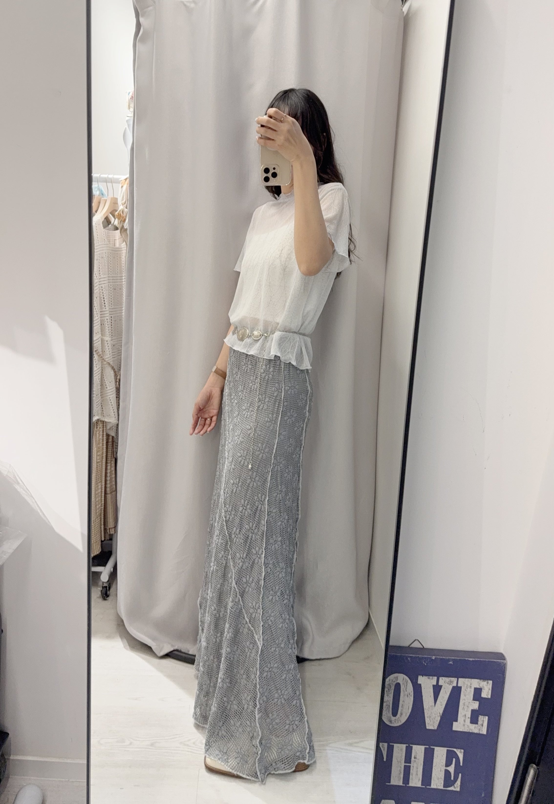 夏季 樹葉紋透視上衣 – 葉紋透視,性感微涼 - Image 11