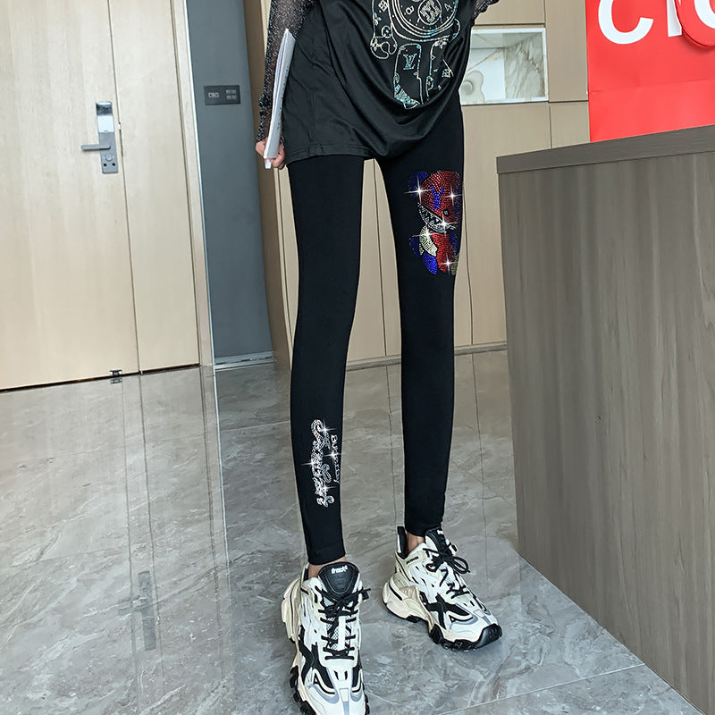 女士閃亮水鑽打底褲 - Image 6